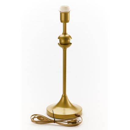 Jupiter 2112 - Galda lampa KASZMIR 1xE27/15W/230V balta/zelta/marmora dekors