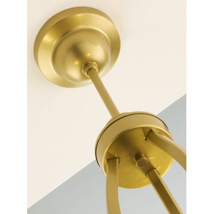 Jupiter 2113 - griestu lampa uz stieņa KASZMIR 3xE27/15W/230V zila/zeltaina