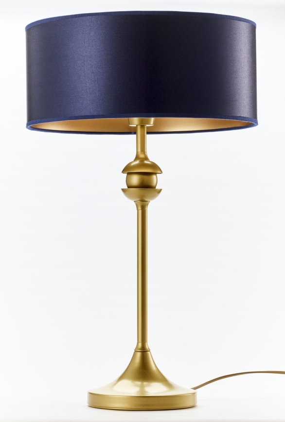 Jupiter 2116 - Galda lampa KASZMIR 1xE27/15W/230V zila/zelta