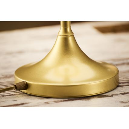 Jupiter 2116 - Galda lampa KASZMIR 1xE27/15W/230V zila/zelta