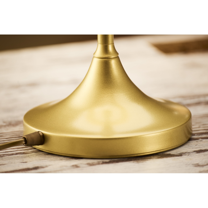 Jupiter 2116 - Galda lampa KASZMIR 1xE27/15W/230V zila/zelta