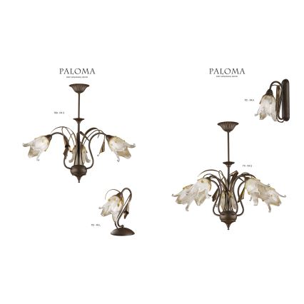 Jupiter 713 - PA L - Galda lampa PALOMA 1xE27/40W/230V