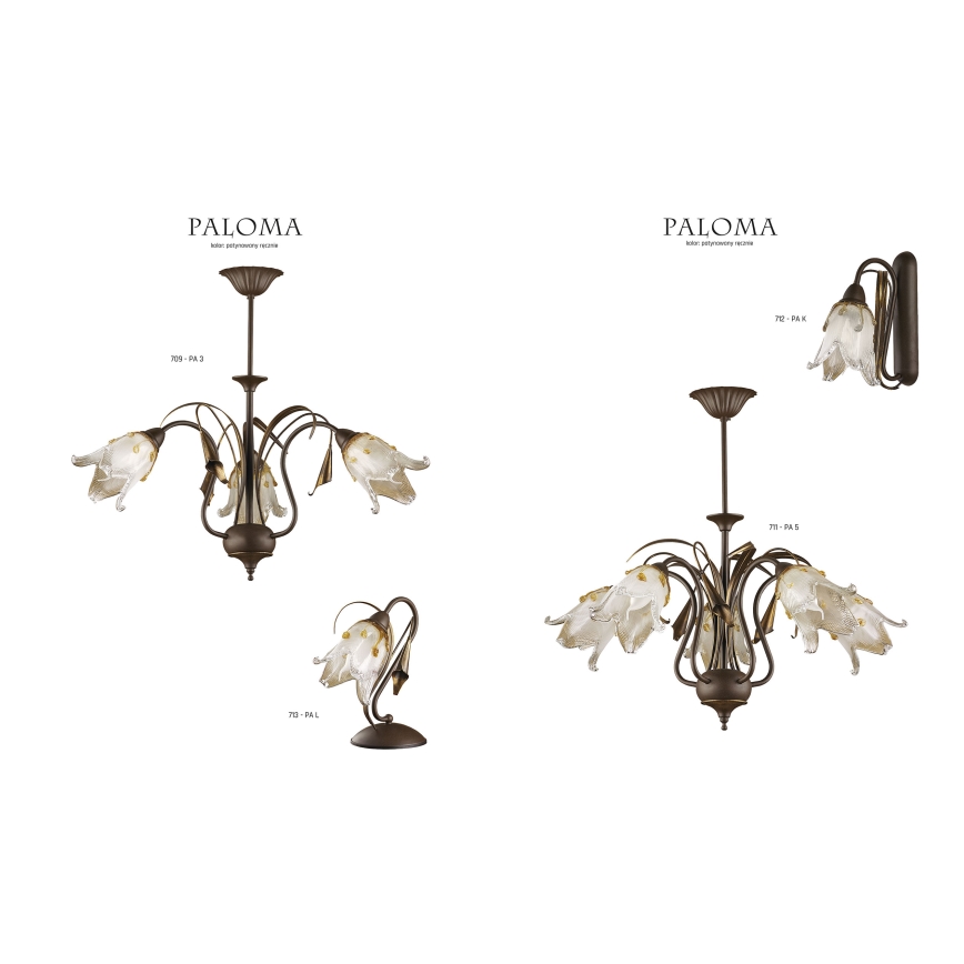Jupiter 713 - PA L - Galda lampa PALOMA 1xE27/40W/230V