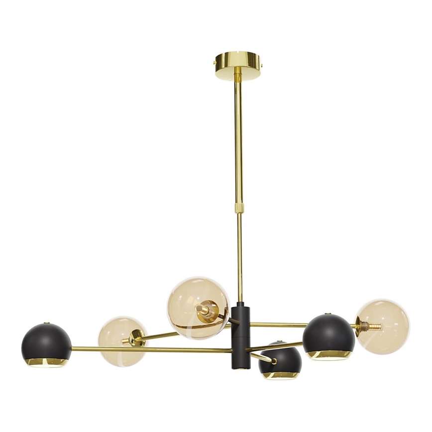 Jupiter - Rezerves stikls lustrai MOKA G9, Ø 12 cm, dūmainā bēšā krāsā