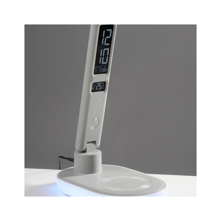 JUST LIGHT. 11018-16 - LED RGBW Dimējama skārienjūtīga galda lampa ar bezvadu uzlādi TINA LED/4W/230V balta