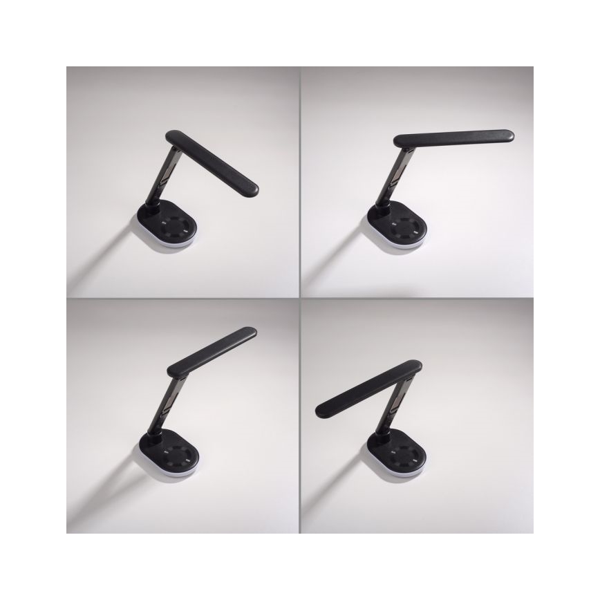 JUST LIGHT. 11018-18 - LED RGBW LED Aptumšojama skārienvadāma galda lampa ar ar bezvadu uzlādi TINA LED/4W/230V