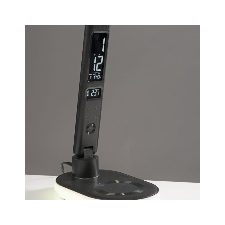 JUST LIGHT. 11018-18 - LED RGBW dimējama skārienjūtīga galda lampa ar bezvadu uzlādi TINA LED/4W/230V melna