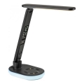 JUST LIGHT. 11018-18 - LED RGBW Regulējama Touch Galda Lampa ar Bezvadu Uzlādi TINA LED/4W/230V Melna
