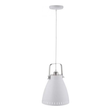 JUST LIGHT. 11060-16 - Lustra ar auklu EVA 1xE27/60W/230V d. 26,5 cm balta