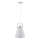 JUST LIGHT. 11060-16 - Lustra ar auklu EVA 1xE27/60W/230V d. 26,5 cm balta