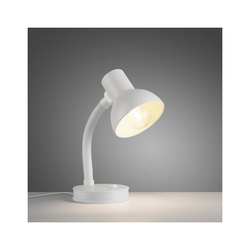 JUST LIGHT. 11080-16 - Elastīga galda lampa FLEXI 1xE27/25W/230V balta