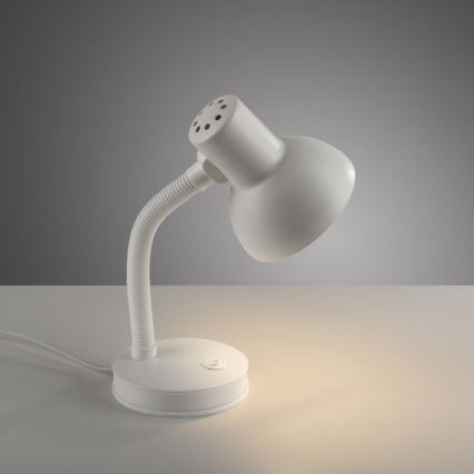 JUST LIGHT. 11080-16 - Elastīga galda lampa FLEXI 1xE27/25W/230V balta