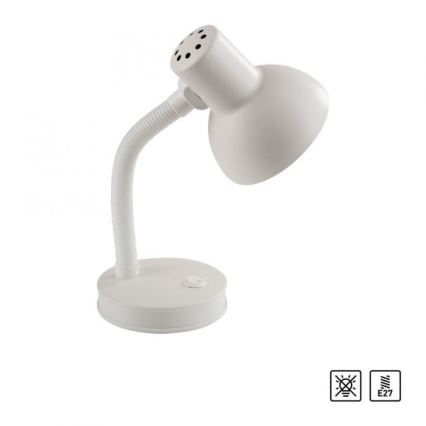 JUST LIGHT. 11080-16 - Elastīga galda lampa FLEXI 1xE27/25W/230V balta