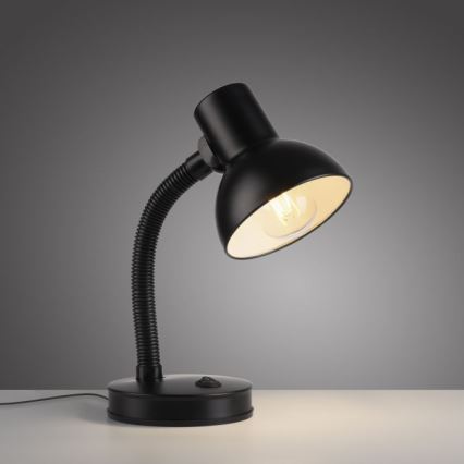 JUST LIGHT. 11080-18 - Lokana galda lampa FLEXI 1xE27/25W/230V melna