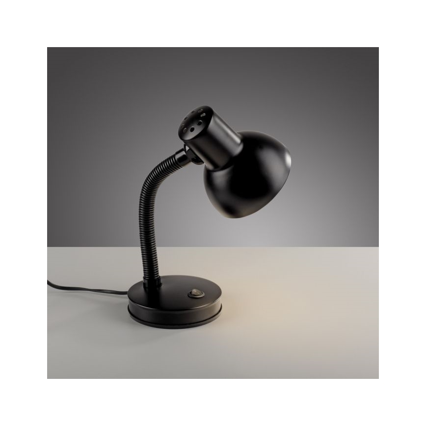 JUST LIGHT. 11080-18 - Lokana galda lampa FLEXI 1xE27/25W/230V melna