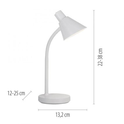 JUST LIGHT. 11248-16 - LED lokana galda lampa PIXIE LED/4,5W/230V balta