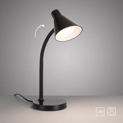 JUST LIGHT. 11248-18 - LED elastīga galda lampa PIXIE LED/4,5W/230V melna