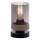 JUST LIGHT. 11310-18 - Galda lampa PASQUAL 1xE27/40W/230V melna/gumijkoks