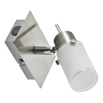 JUST LIGHT. 11931-55 - LED Sienas starmetis MAX 1xGU10/4W/230V matēts hroms