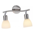 JUST LIGHT. 11952-55 - Virziena gaismeklis KARO 2xE14/40W/230V, matēts hroms