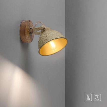 JUST LIGHT. 11981-39 - Sienas starmetis SAMIA 1xE14/40W/230V
