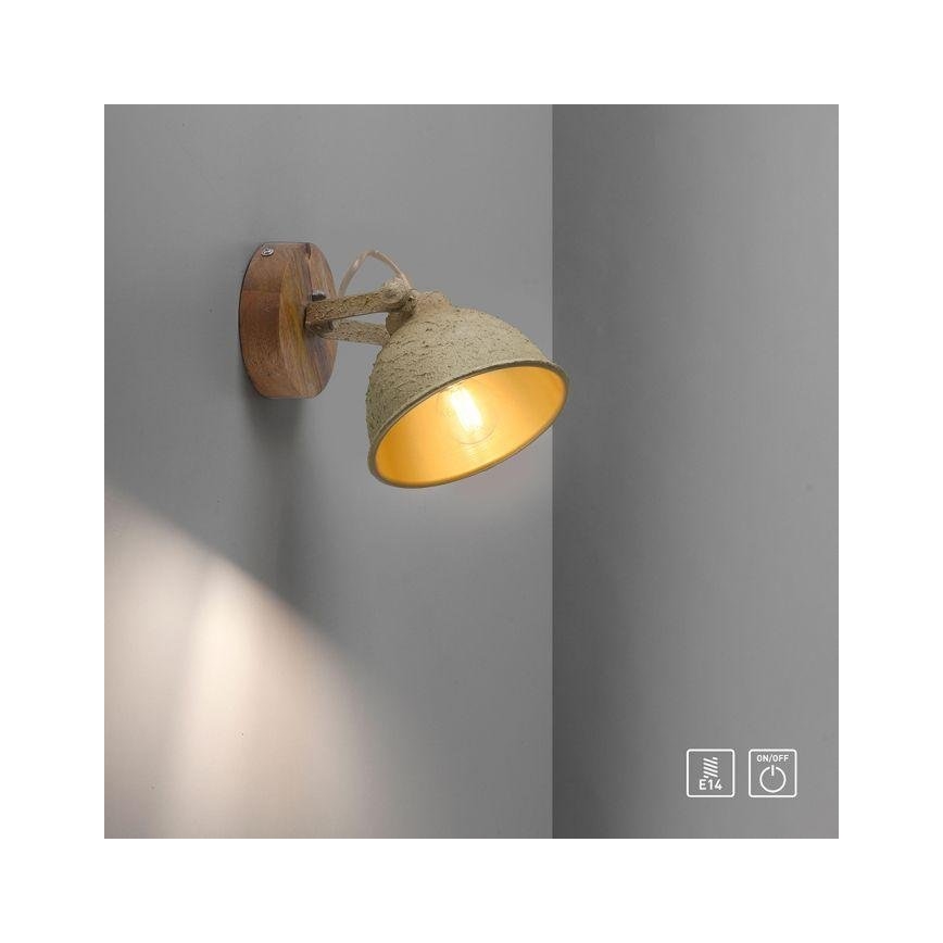 JUST LIGHT. 11981-39 - Sienas starmetis SAMIA 1xE14/40W/230V