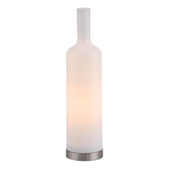 JUST LIGHT. 14006-16 - Galda lampa BOTTLE 1xE14/25W/230V balta