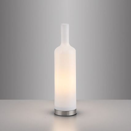 JUST LIGHT. 14006-16 - Galda lampa BOTTLE 1xE14/25W/230V balta
