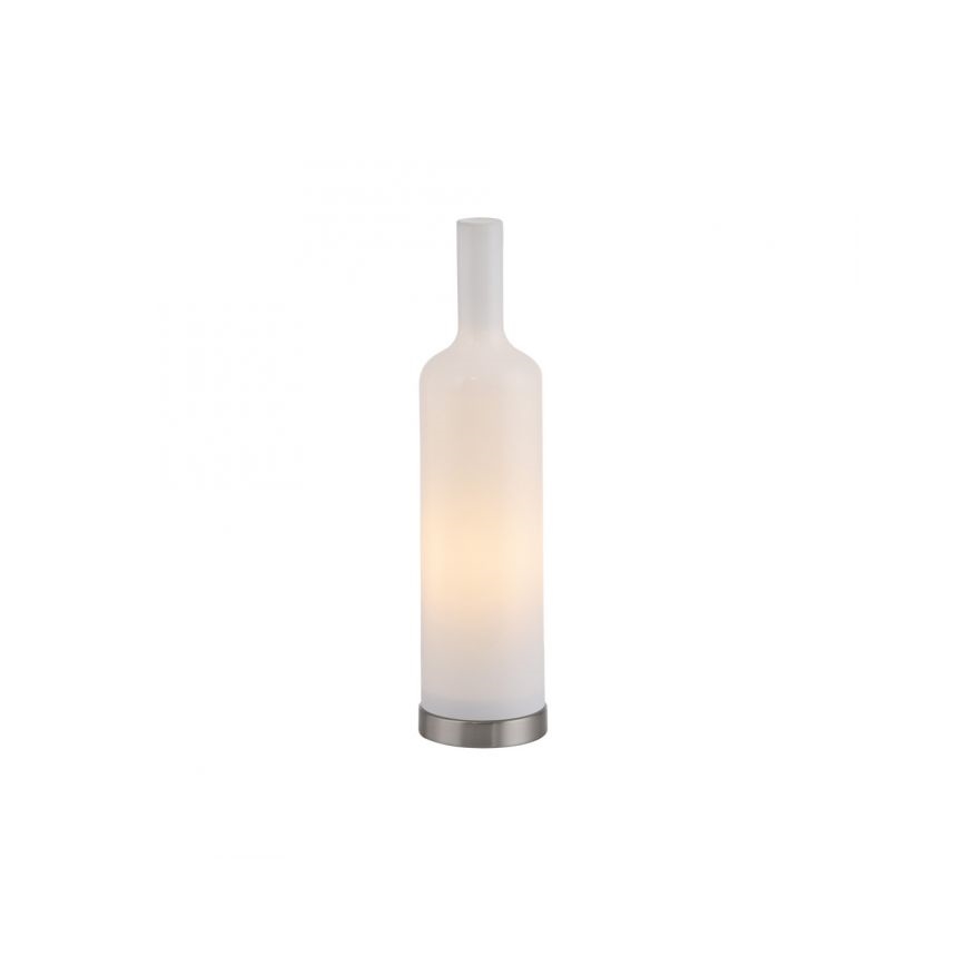 JUST LIGHT. 14006-16 - Galda lampa BOTTLE 1xE14/25W/230V balta