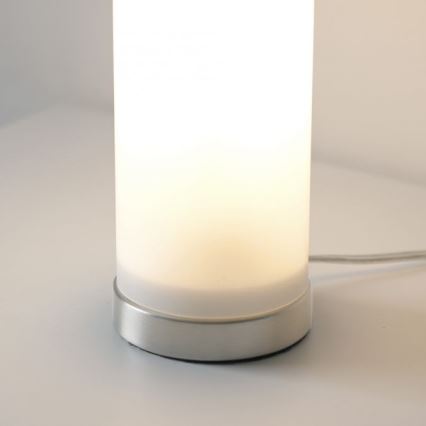 JUST LIGHT. 14006-16 - Galda lampa BOTTLE 1xE14/25W/230V balta