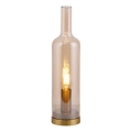 JUST LIGHT. 14006-27 - Galda lampa BOTTLE 1xE14/25W/230V bēša/dūmaina