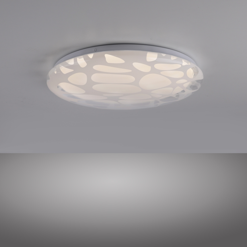JUST LIGHT. 14009-16 - LED regulējams griestu gaismeklis ART PLAFO LED/20W/230V 2700-6500K Ø 38 cm balts + tālvadības pults