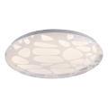 JUST LIGHT. 14009-16 - LED regulējams griestu gaismeklis ART PLAFO LED/20W/230V 2700-6500K Ø 38 cm balts + tālvadības pults