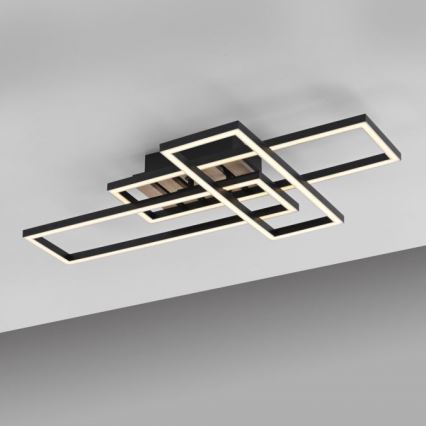 JUST LIGHT. 14051-79 - LED griestu gaismeklis AKUSTIKA LED/20,5W/230V ozols/melns