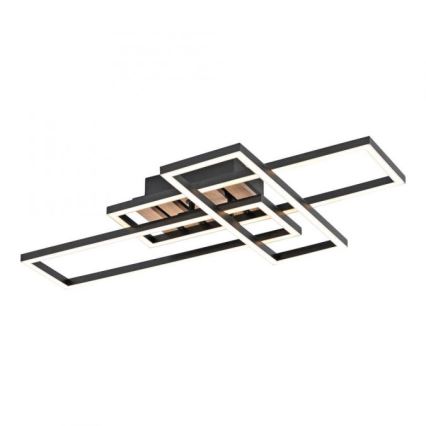 JUST LIGHT. 14051-79 - LED griestu gaismeklis AKUSTIKA LED/20,5W/230V ozols/melns