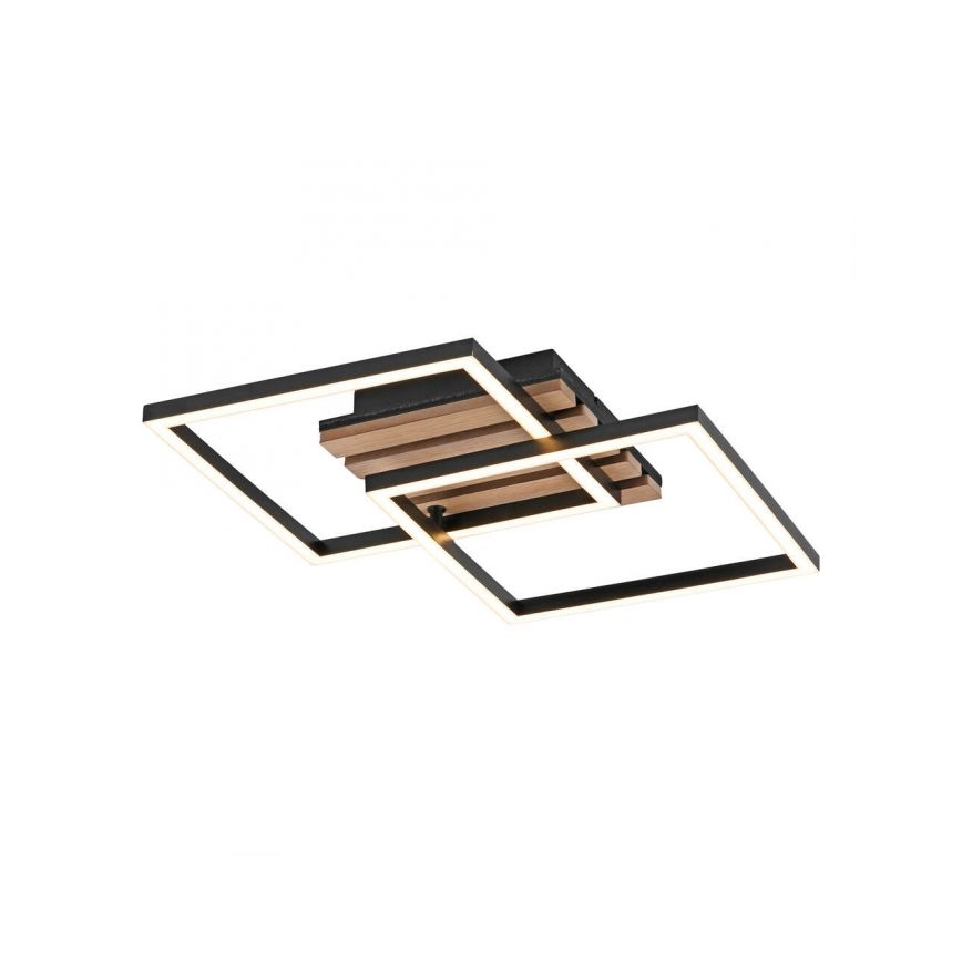 JUST LIGHT. 14053-79 - LED griestu gaismeklis AKUSTIKA LED/15W/230V ozols/melna