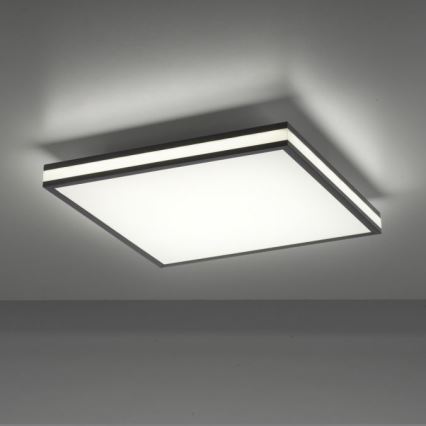 JUST LIGHT. 14110-18 - LED RGBW Aptumšojama griestu lampa MARIO BLACK LED/19,5W/230V 2700-5000K + tālvadības pults