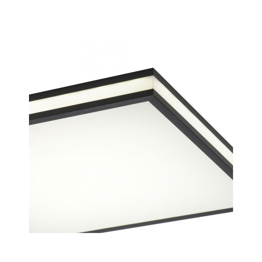 JUST LIGHT. 14110-18 - LED RGBW Aptumšojama griestu lampa MARIO BLACK LED/19,5W/230V 2700-5000K + tālvadības pults