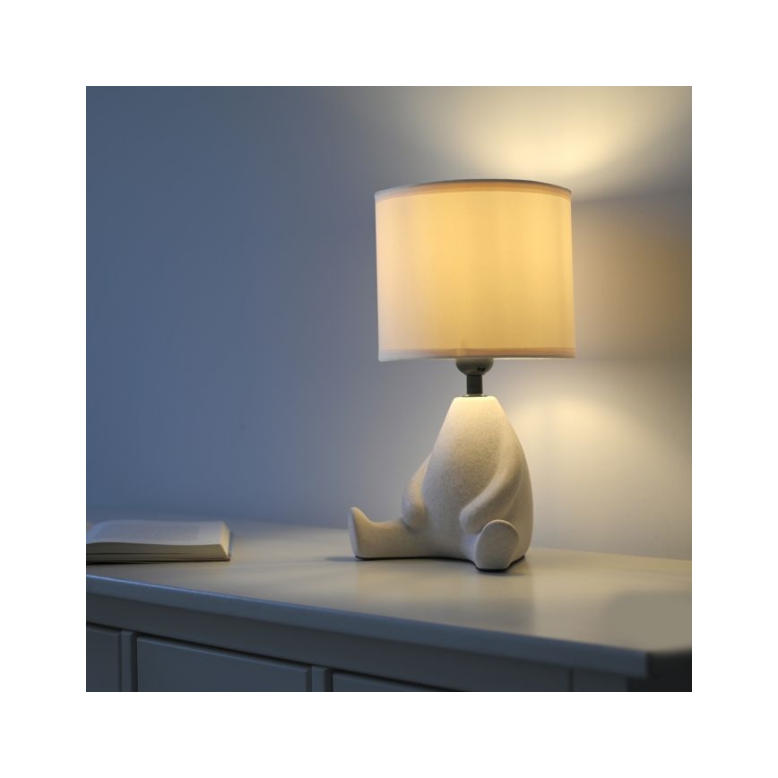 JUST LIGHT. 14190-39 - Galda lampa TED 1xE27/25W/230V bēša