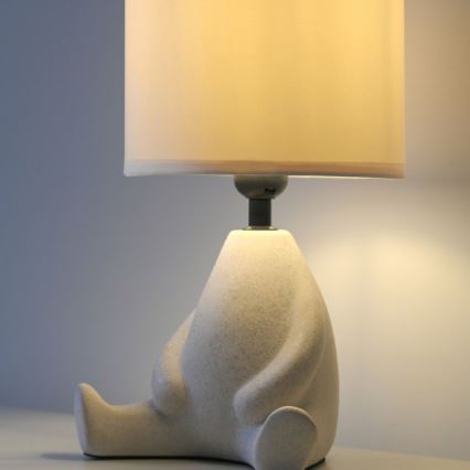 JUST LIGHT. 14190-39 - Galda lampa TED 1xE27/25W/230V bēša