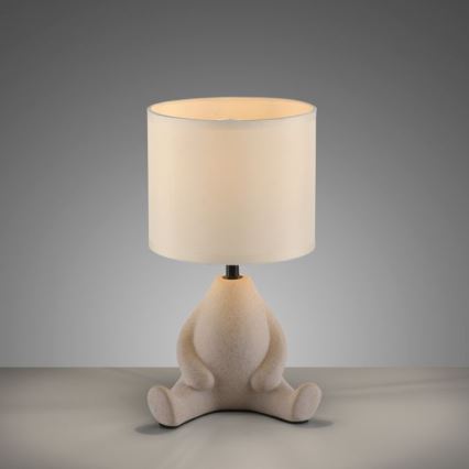 JUST LIGHT. 14190-39 - Galda lampa TED 1xE27/25W/230V bēša