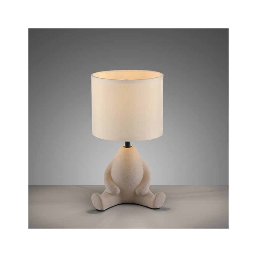 JUST LIGHT. 14190-39 - Galda lampa TED 1xE27/25W/230V bēša