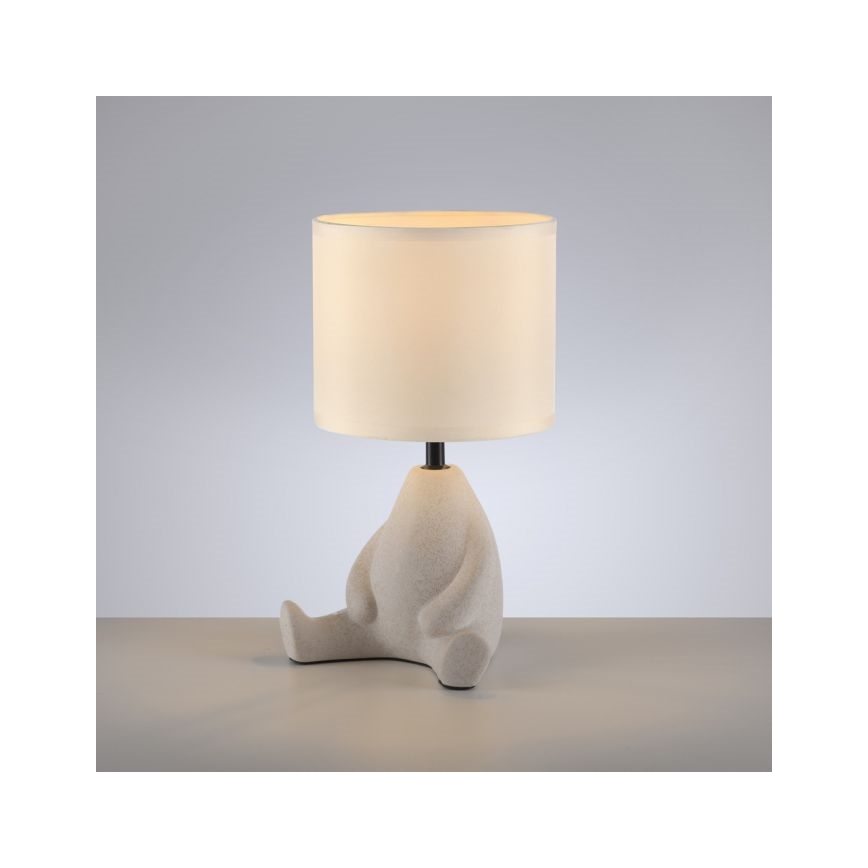 JUST LIGHT. 14190-39 - Galda lampa TED 1xE27/25W/230V bēša