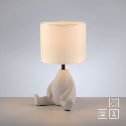JUST LIGHT. 14190-39 - Galda lampa TED 1xE27/25W/230V bēša