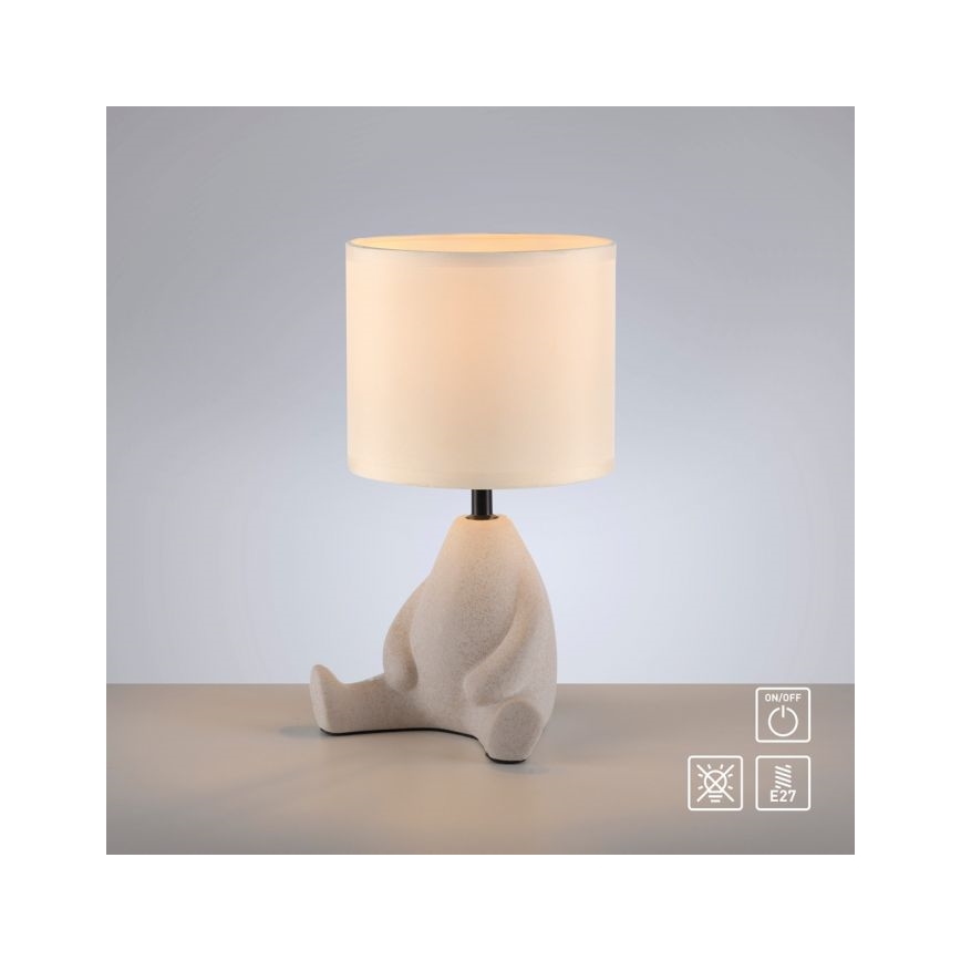 JUST LIGHT. 14190-39 - Galda lampa TED 1xE27/25W/230V bēša