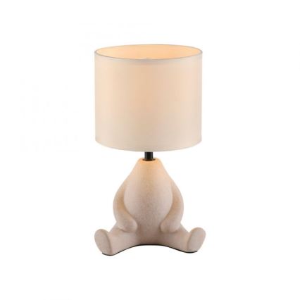 JUST LIGHT. 14190-39 - Galda lampa TED 1xE27/25W/230V bēša