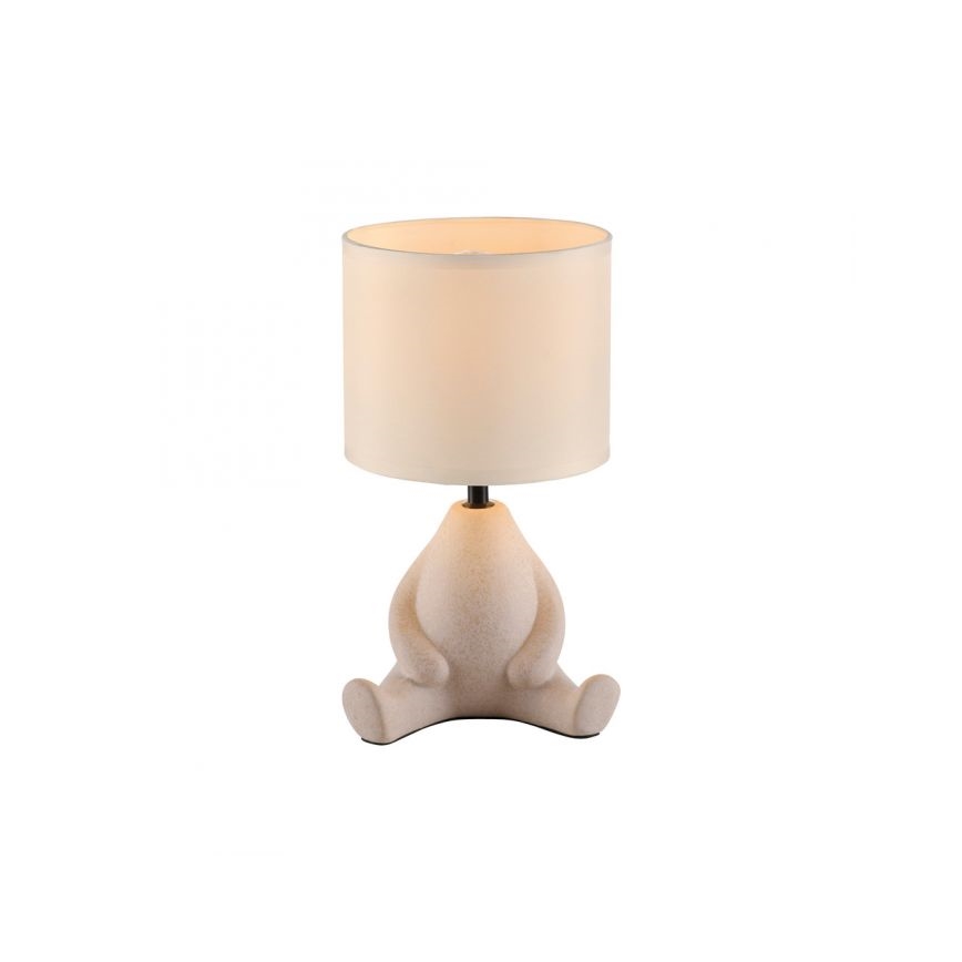 JUST LIGHT. 14190-39 - Galda lampa TED 1xE27/25W/230V bēša