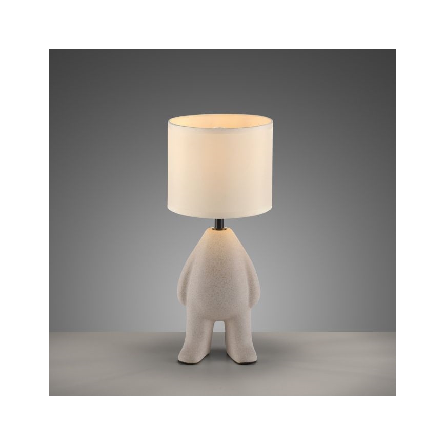JUST LIGHT. 14191-39 - Galda lampa TED 1xE27/25W/230V bēša