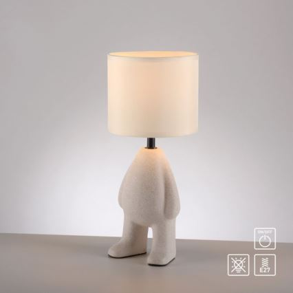 JUST LIGHT. 14191-39 - Galda lampa TED 1xE27/25W/230V bēša
