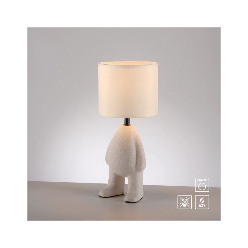 JUST LIGHT. 14191-39 - Galda lampa TED 1xE27/25W/230V bēša